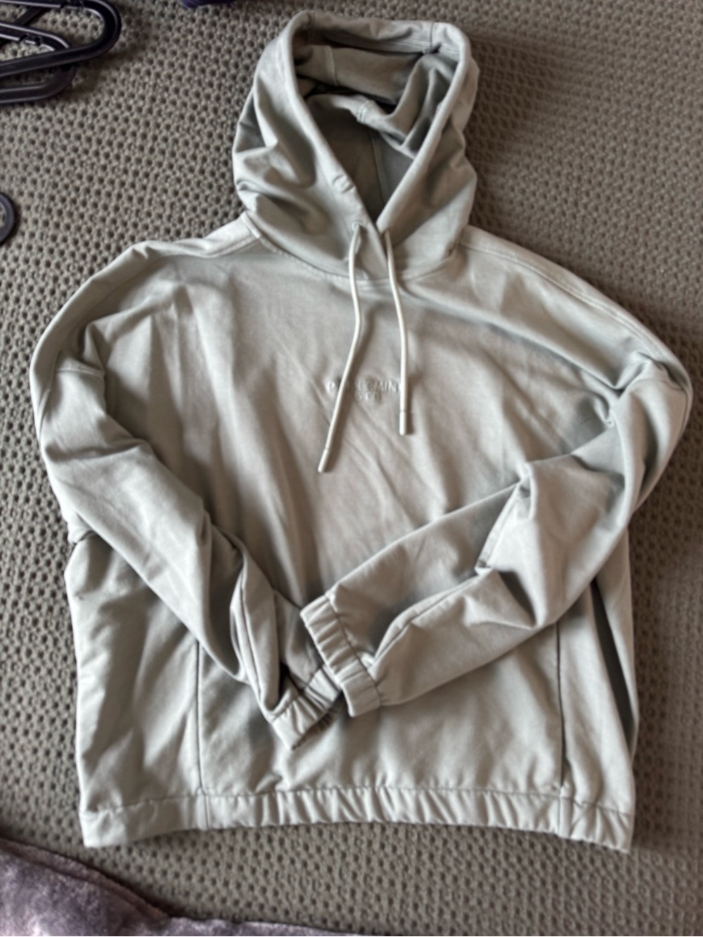 Light Sage Minimal hoodie peppermint